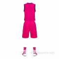 Aangepaste snelle droge school basketbalteam jersey set